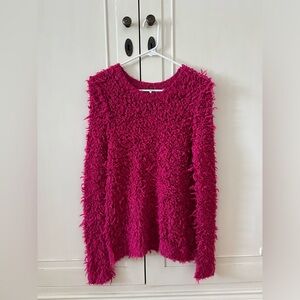 Free People Loose “Fringe” Knit Sweater MEDIUM